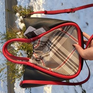 Tahari Vegan leather sm tote